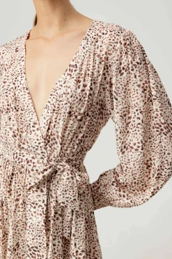 Flora Dress ~ Leopard Print