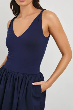 Franca Dress ~ Navy