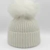 Genuine Wool Pom Pom Hats