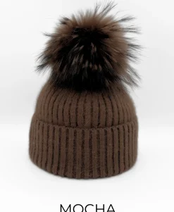Genuine Wool Pom Pom Hats