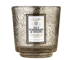 Gilt Pomander & Hinoki Mini Candle