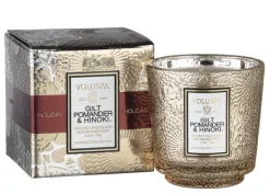Gilt Pomander & Hinoki Mini Candle
