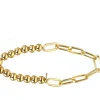 Gold Chain Link Bracelet