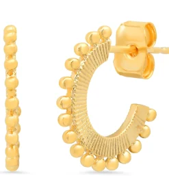 Gold Dot Huggie