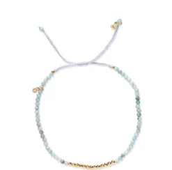 Gold Line Stone Beaded Bracelet