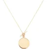 Gold Vermeil Disc Necklace