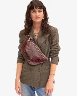 Grande Fanny ~ Bordeaux Autumn Croc