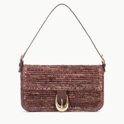 Harlow Bag ~ Mahogany Raffia