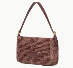 Harlow Bag ~ Mahogany Raffia