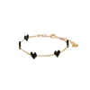 Heartsy Chain Bracelet ~ Black