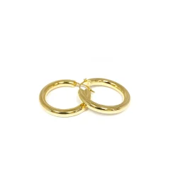1 1/2" Hollow Clasp Hoop