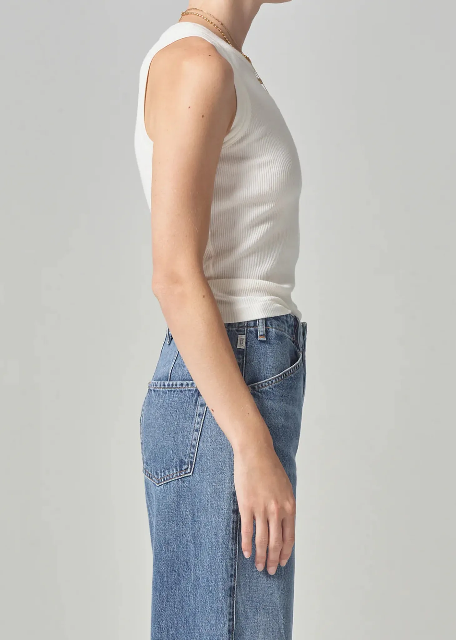 Isabel Rib Tank ~ Pashmina