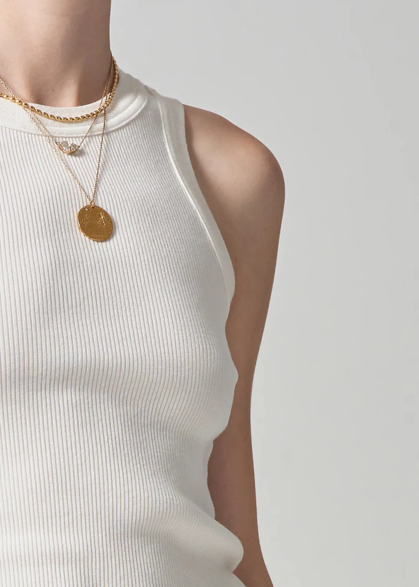 Isabel Rib Tank ~ Pashmina