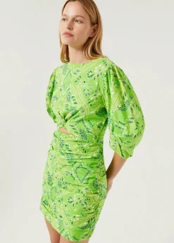 Isla Dress ~ Lime Diamond Sitch