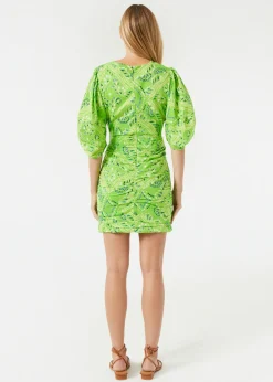 Isla Dress ~ Lime Diamond Sitch
