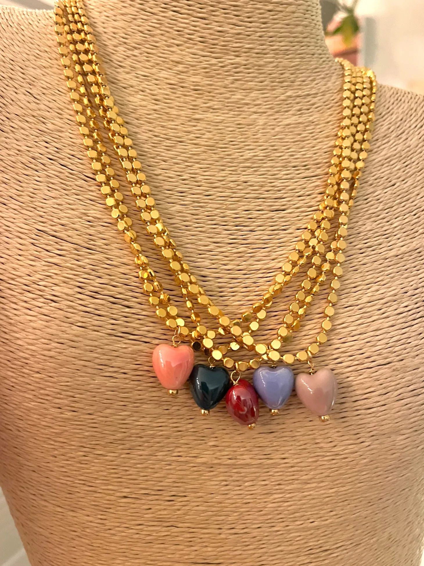 Italian Heart Charm Necklace