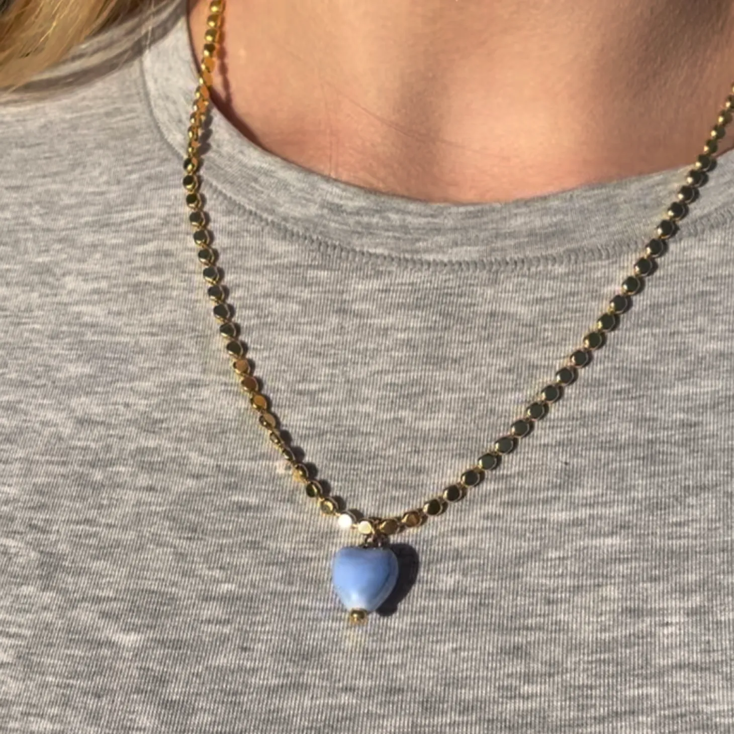 Italian Heart Charm Necklace