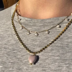 Italian Heart Charm Necklace
