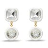 Ivory Gem Drop Earrings