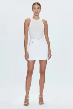 Kat High Rise Vintage Skirt ~ White