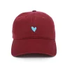 Kerri's Heart Hat ~ Burgundy