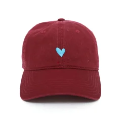 Kerri's Heart Hat ~ Burgundy