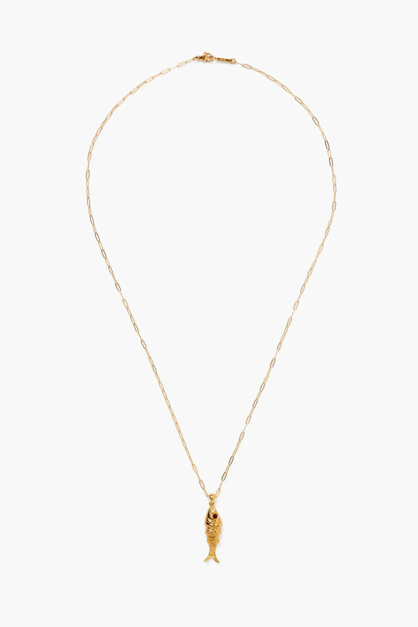Koi Necklace ~ Garnet