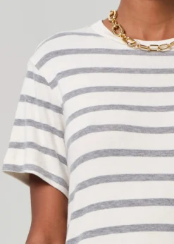 Kyle Tee ~ Campanula Stripe