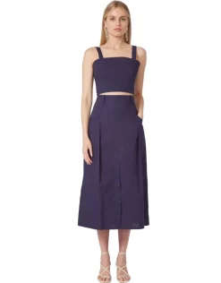 Kylian Top ~ Navy Poplin