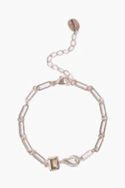 Labradorite Odyssey Paperclip Bracelet