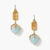 Lark Drop Earrings ~ Citrine Mix