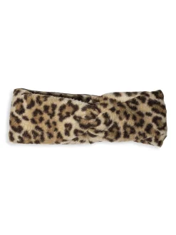 Lele Sadoughi Leopard Ear Warmer
