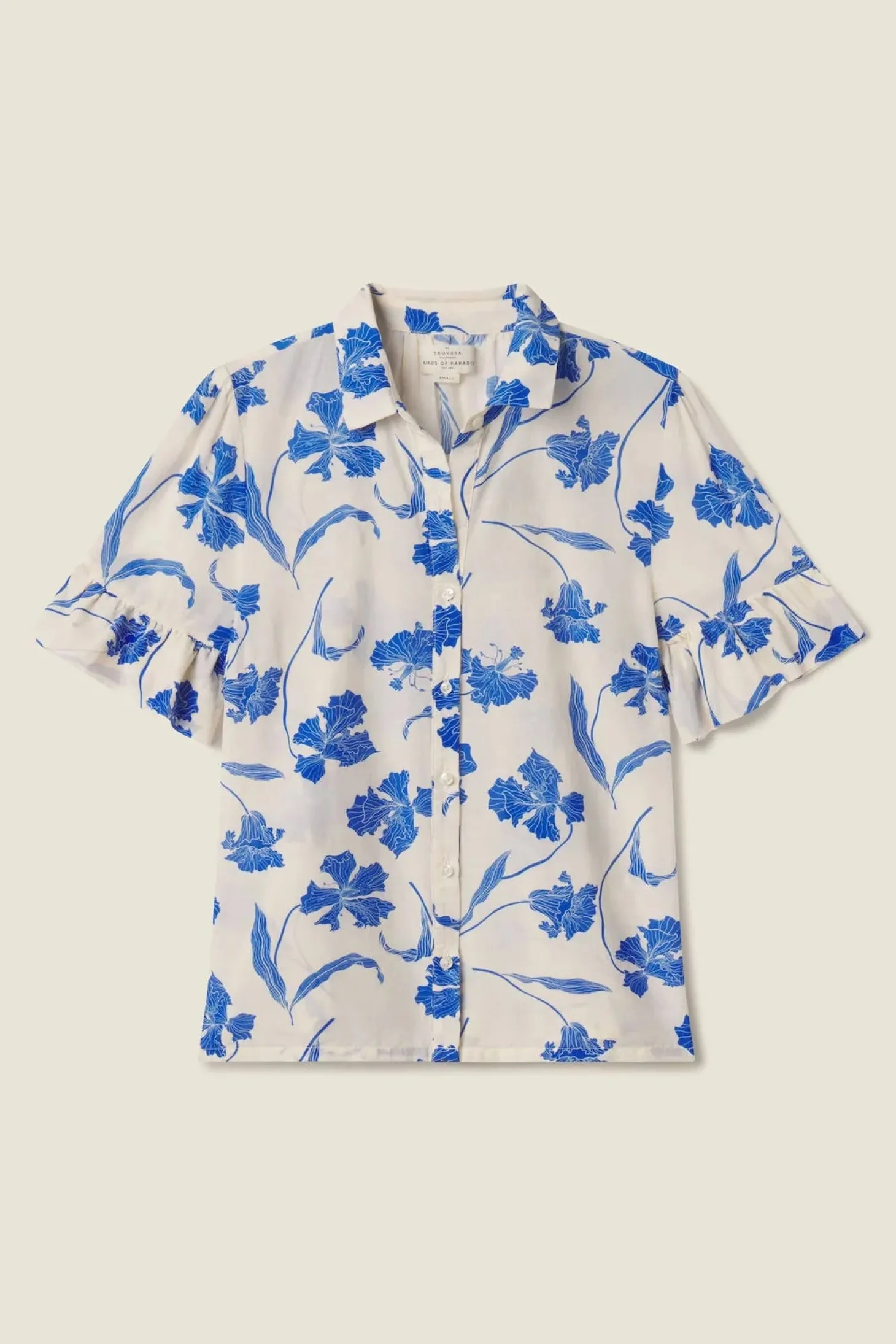 Lena Blouse ~ Blue Iris