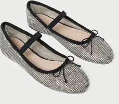 Leonie Crystal Ballet Flat