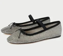 Leonie Crystal Ballet Flat