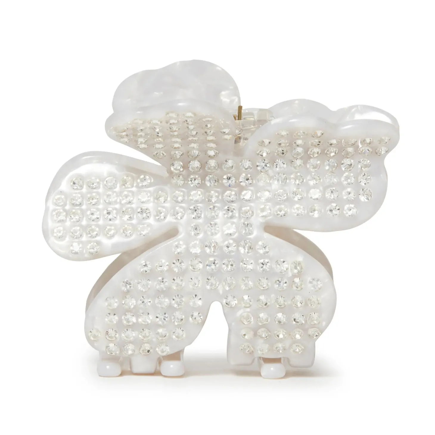 Lily Claw Clip ~ Crystal