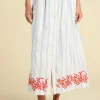 Lisette Skirt ~ Cerulean Stripe