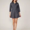 Livia Dress ~ Denim Blue