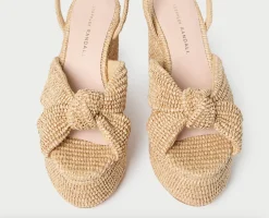 Liza Natural Platform Sandal