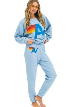 Logo Stitch Crew Sweatshirt ~ Ice
