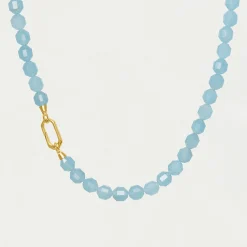 Long Valenca Necklace ~ Blue Quartz