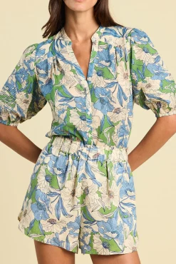 Loren Blouse ~ Oasis Floral