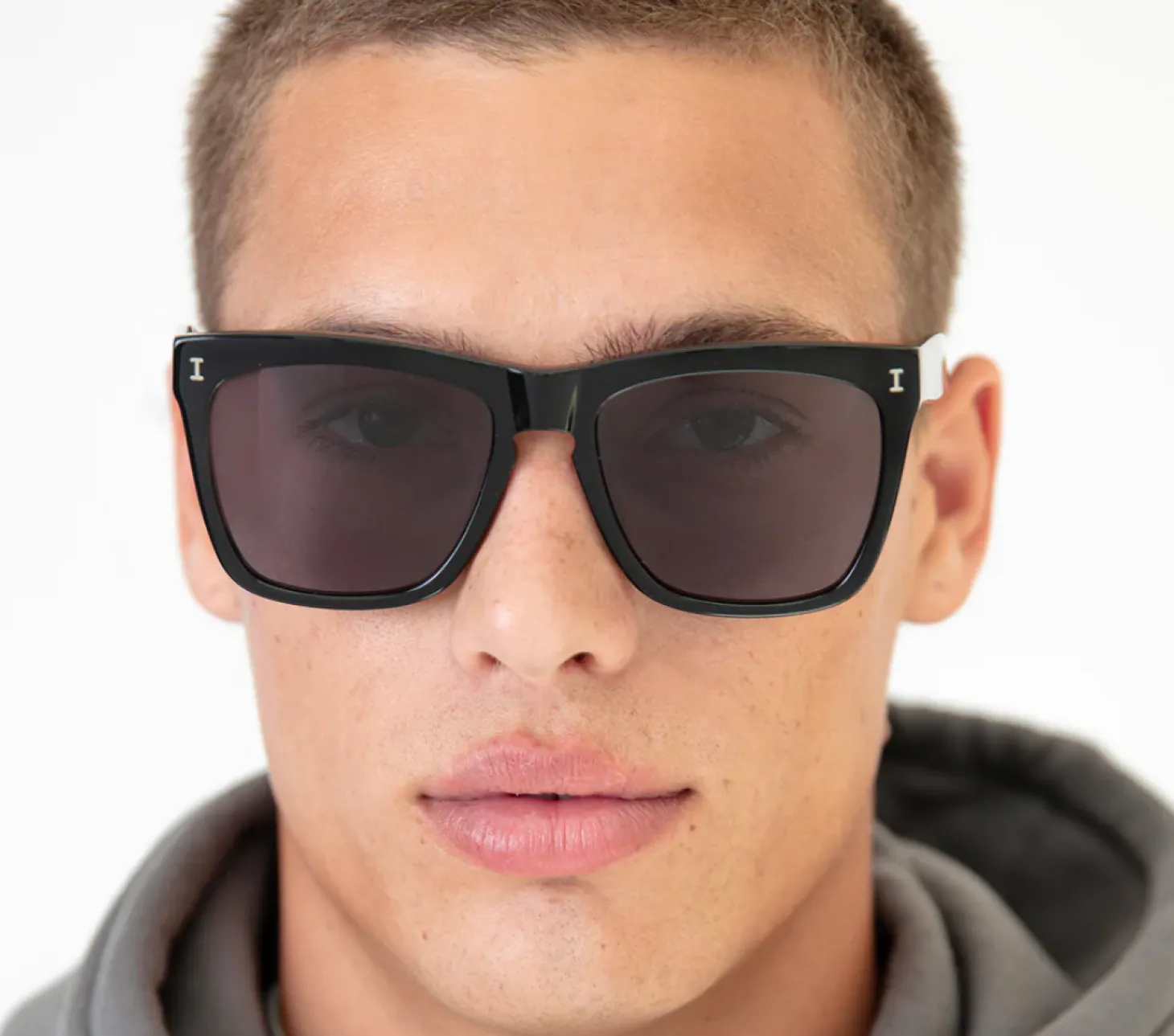 Los Feliz Sunglasses ~ Black/Grey