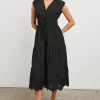 Lucia Dress ~ Black Eyelet