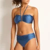 Lustre Mid Rise Ruched Pant ~ Denim