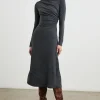 Margaret Dress ~Charcoal