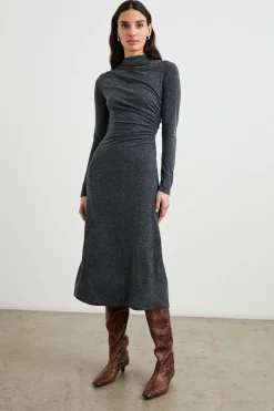 Margaret Dress ~Charcoal