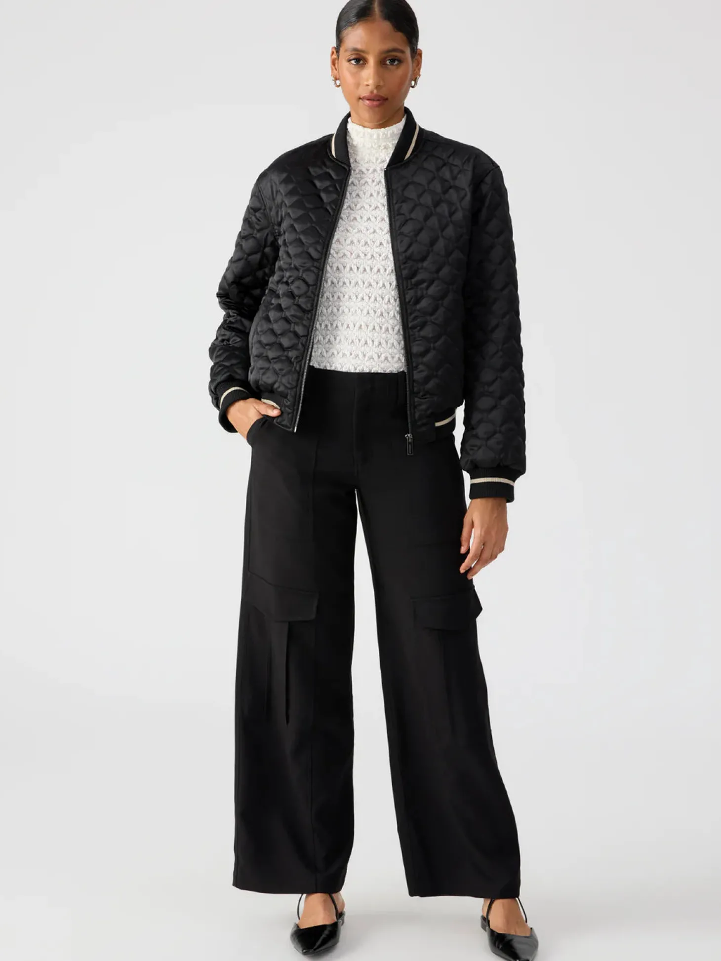 Marilyn Bomber Jacket ~ Black