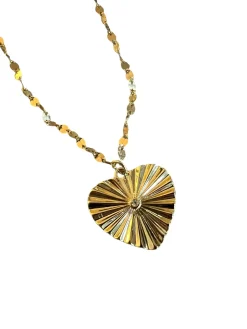 Mia Heart Necklace ~ 16''