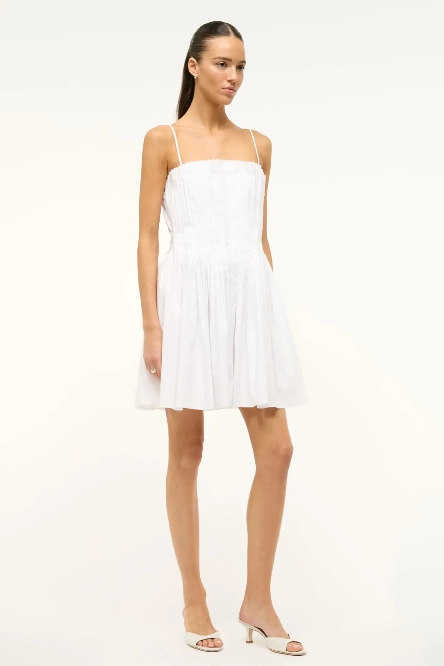 Mini Bella Dress ~ White